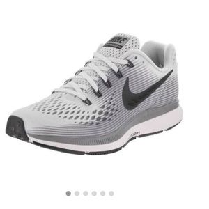 Nike Zoom Pegasus 34 Grey/White Sz 6.5